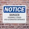 Signmission Danger Stairwell Closed Use Alternative Entrance OSHA Notice Sign, Plastic, 10in W x 7in L, 2PK OS-2PACK-NS-P-710-L-10921 - alternate 8